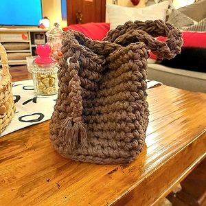 Hand made crochet bag